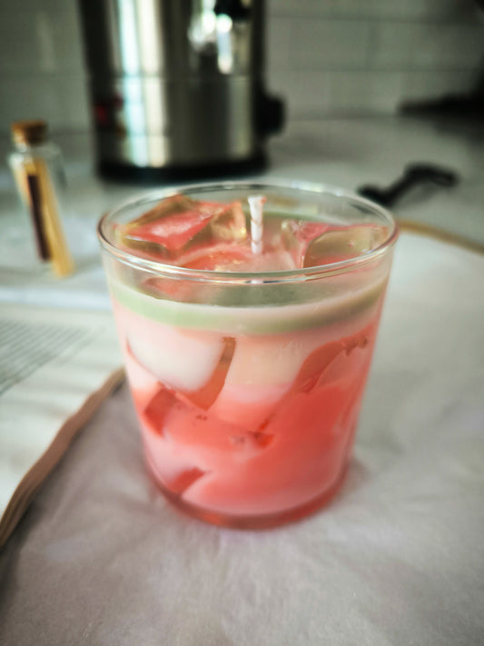 "ICED WATERMELON DRINK" - Vela aromática y artesana