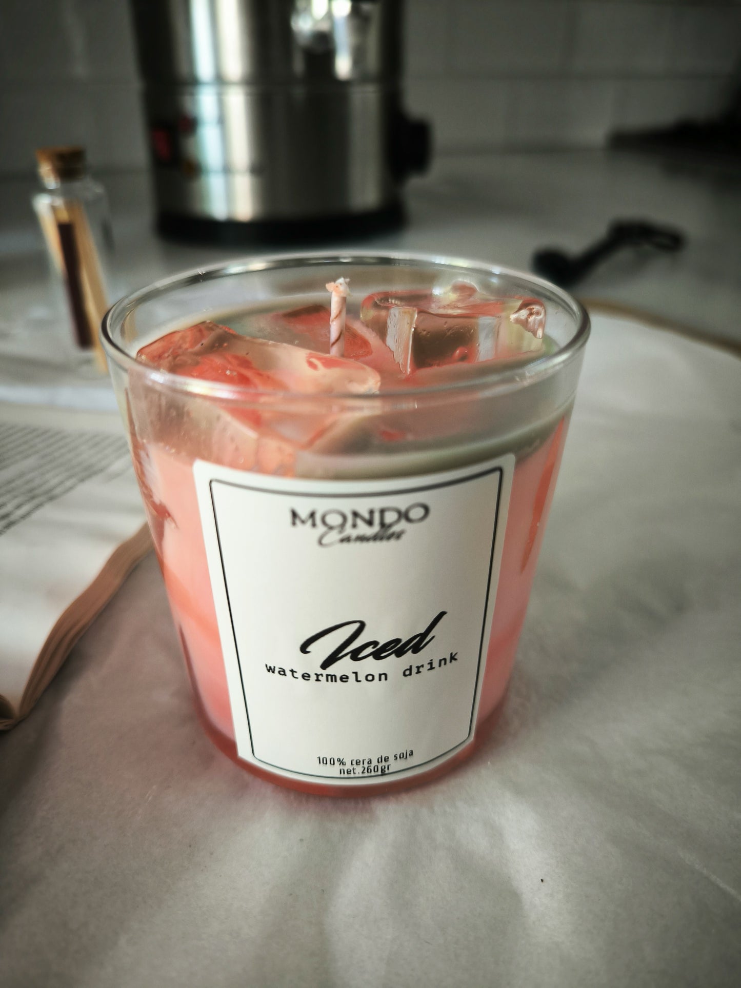 "ICED WATERMELON DRINK" - Vela aromática y artesana