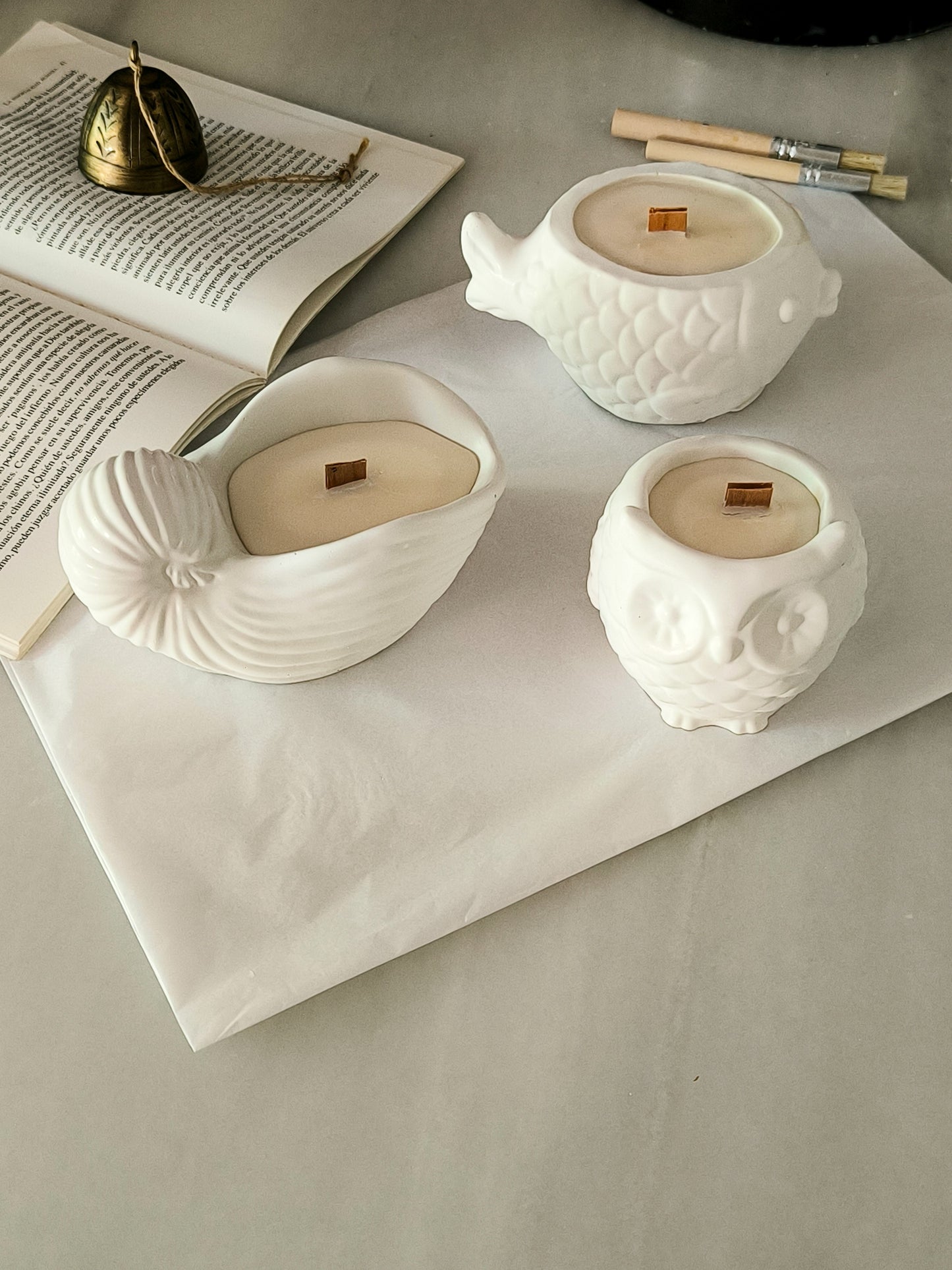 VELA MAR DE LUZ - aromática y artesana
