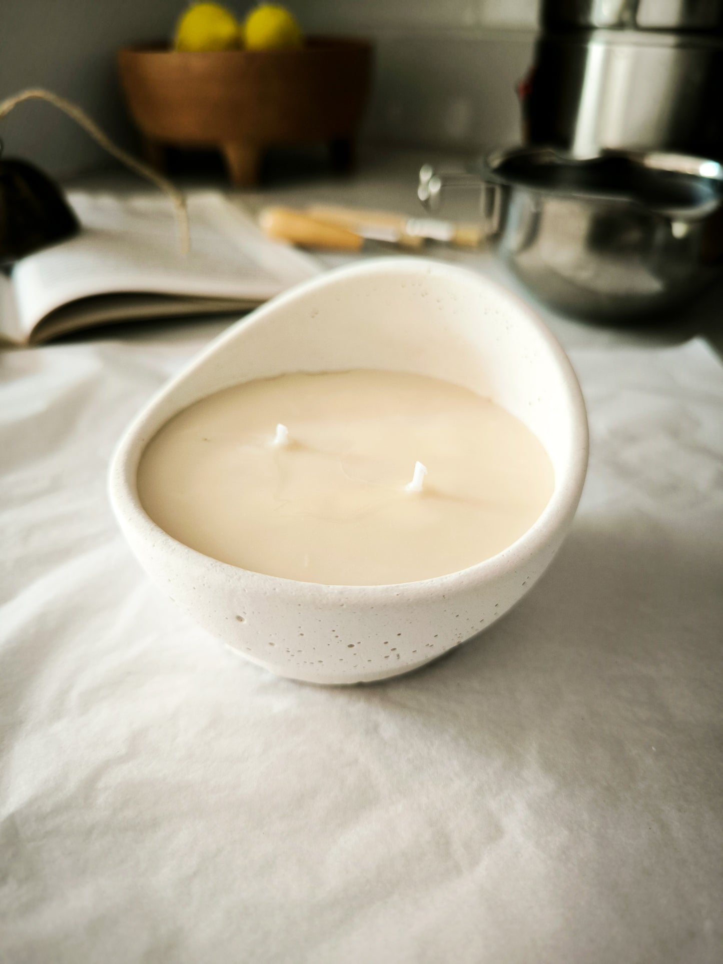 TRÍO DE VELAS ALBA - aromáticas y artesanas