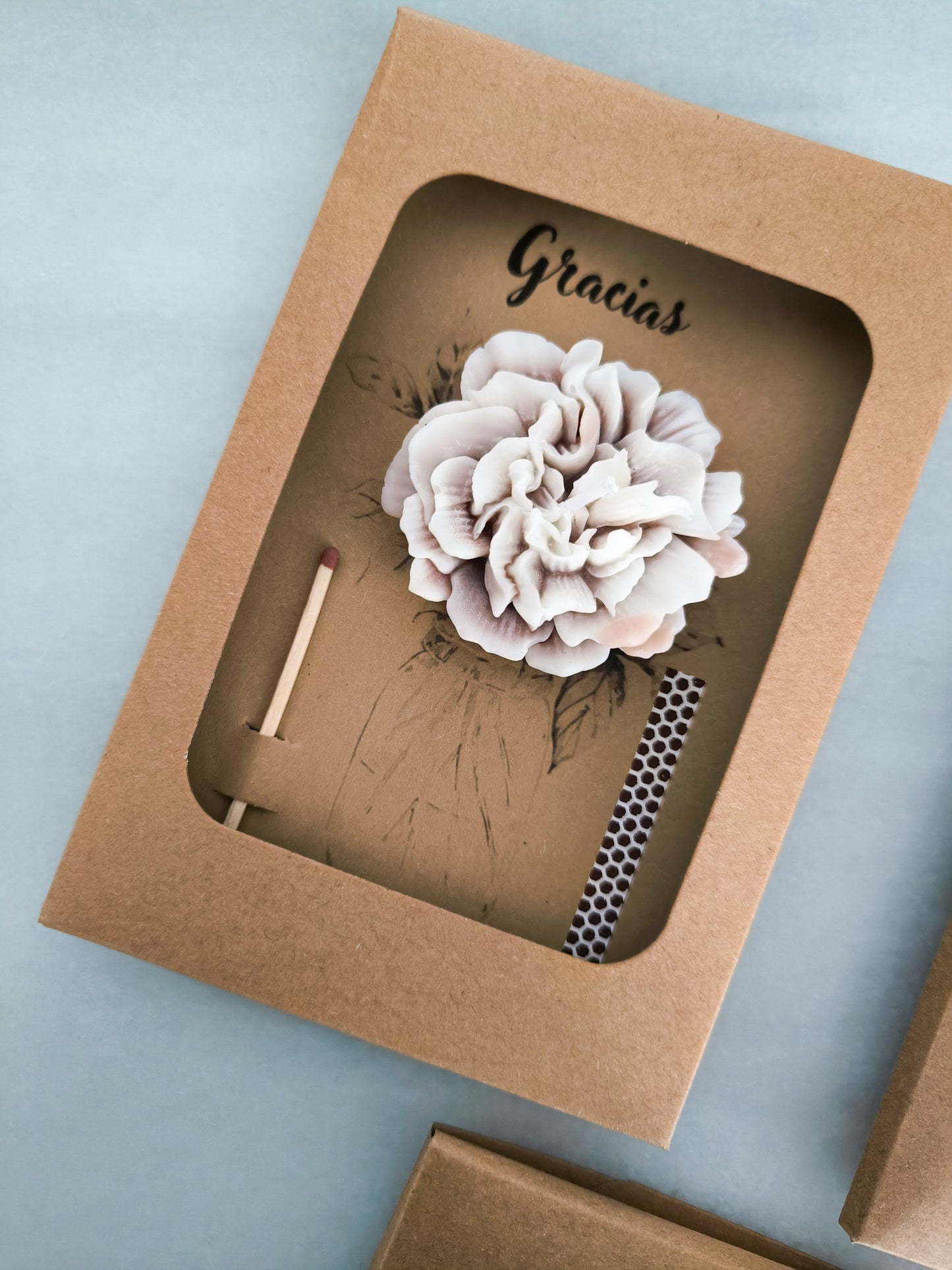 TARJETA VELA "GRACIAS"