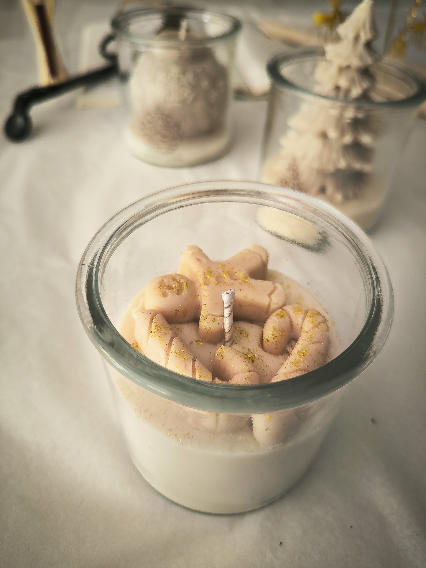 VELA EN VIDRIO - NAVIDAD 🎄