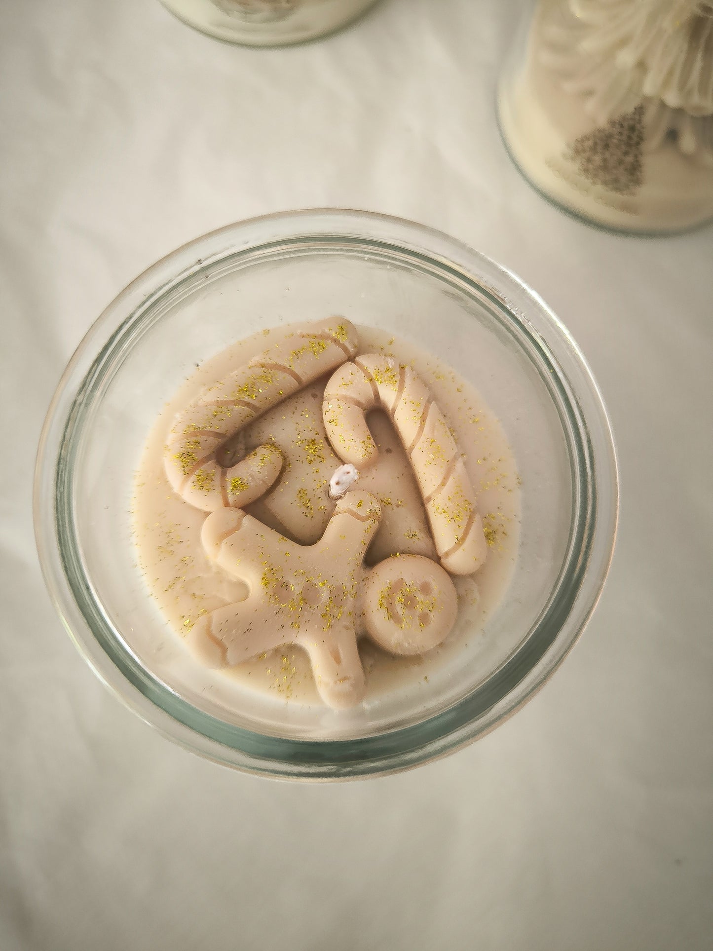 VELA EN VIDRIO - NAVIDAD 🎄