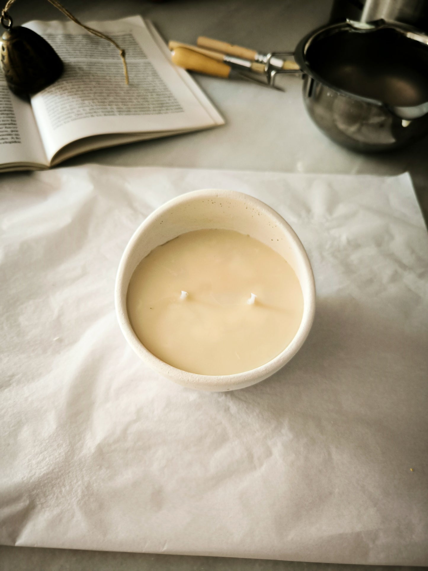 TRÍO DE VELAS ALBA - aromáticas y artesanas