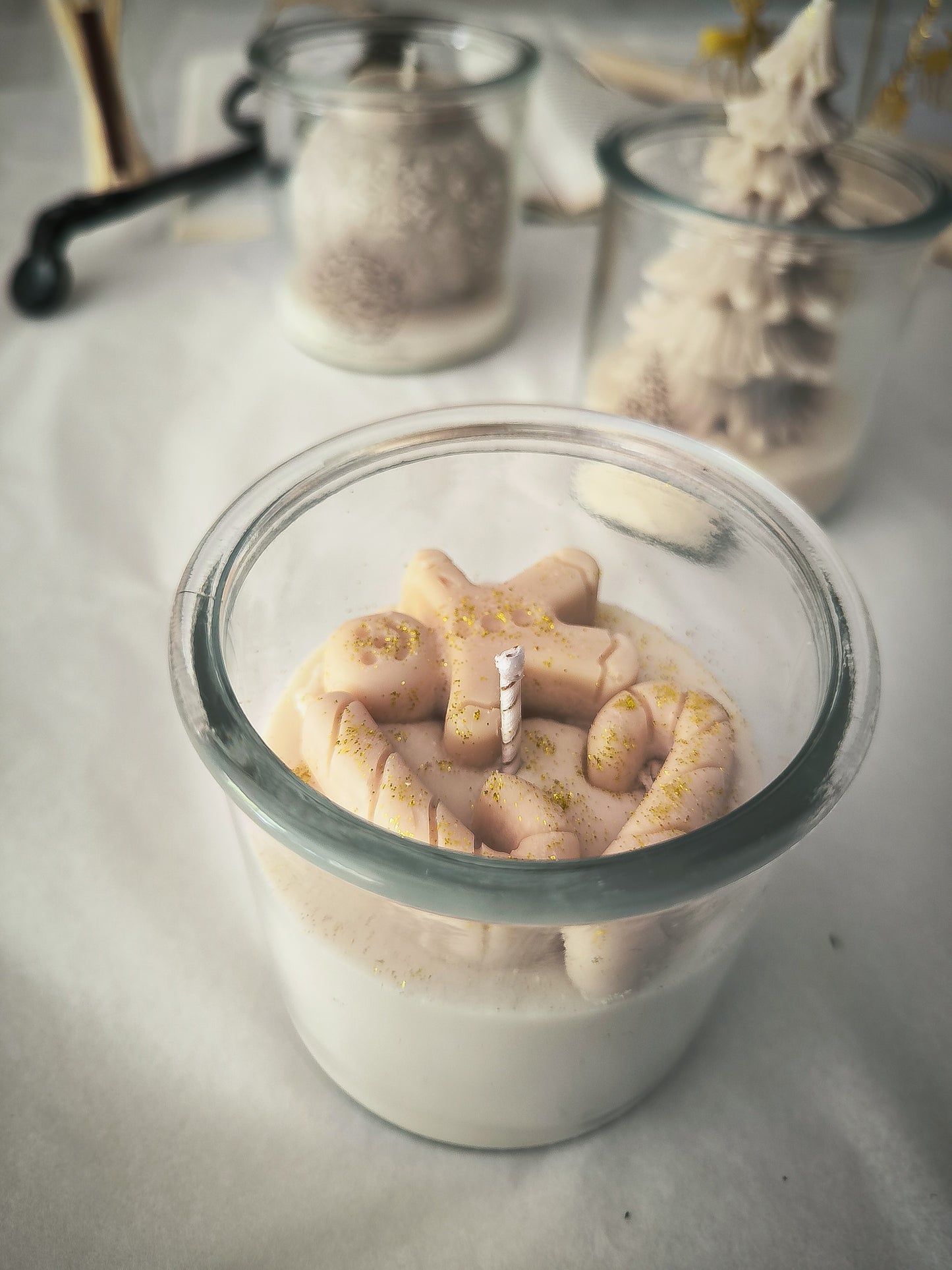 VELA EN VIDRIO - NAVIDAD 🎄