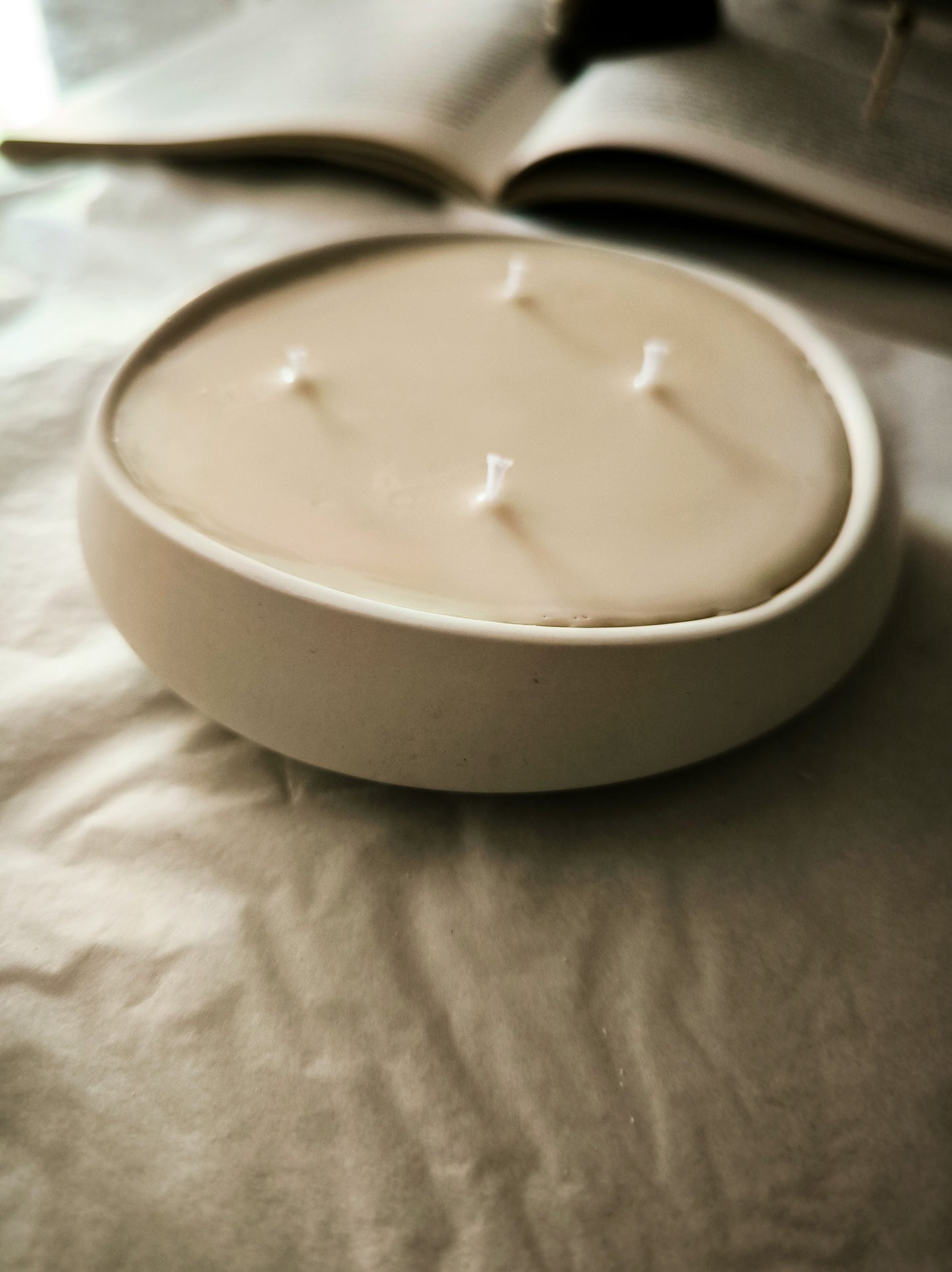 TRÍO DE VELAS ALBA - aromáticas y artesanas