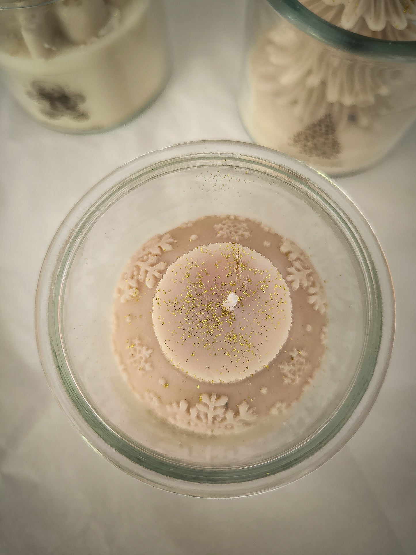 VELA EN VIDRIO - NAVIDAD 🎄