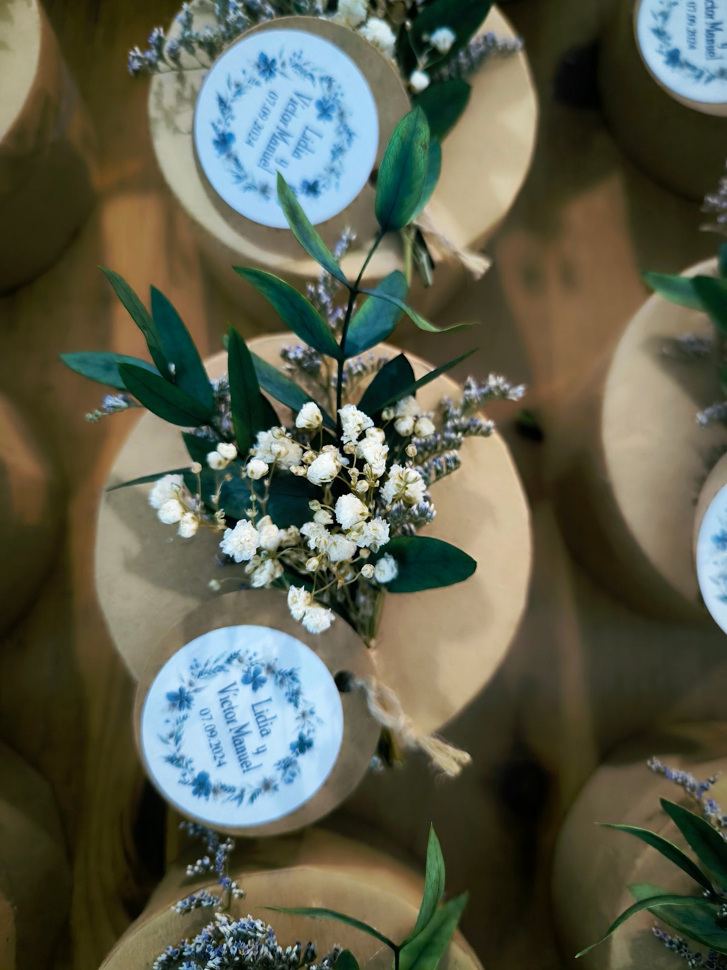 CAJA FLORAL - VELA PEONÍA AROMÁTICA