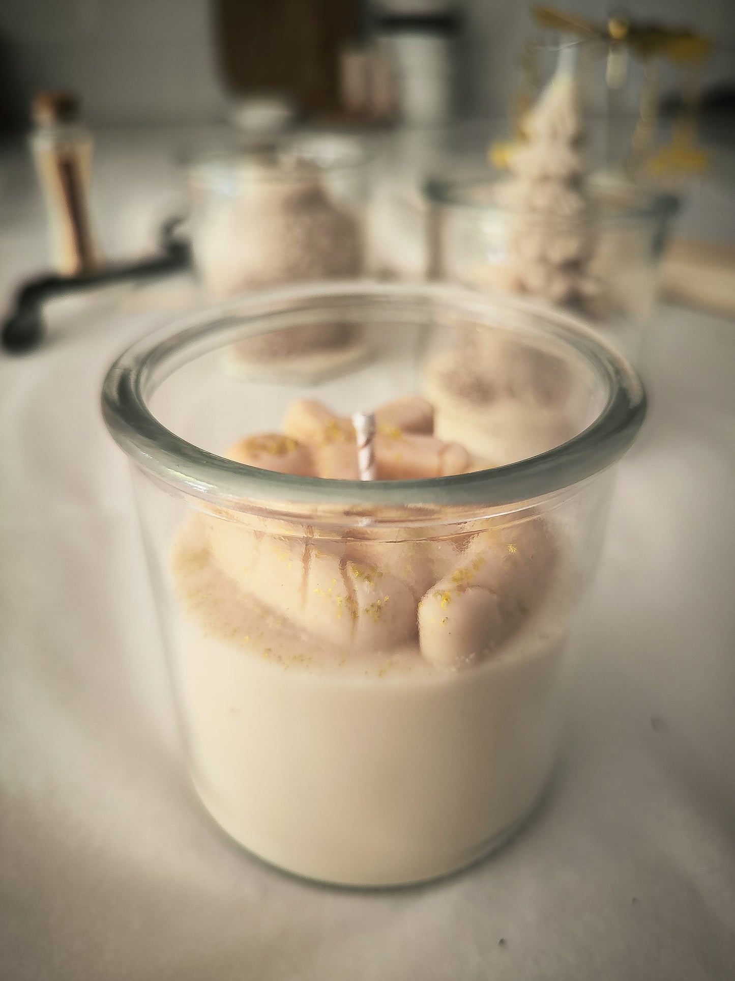 VELA EN VIDRIO - NAVIDAD 🎄