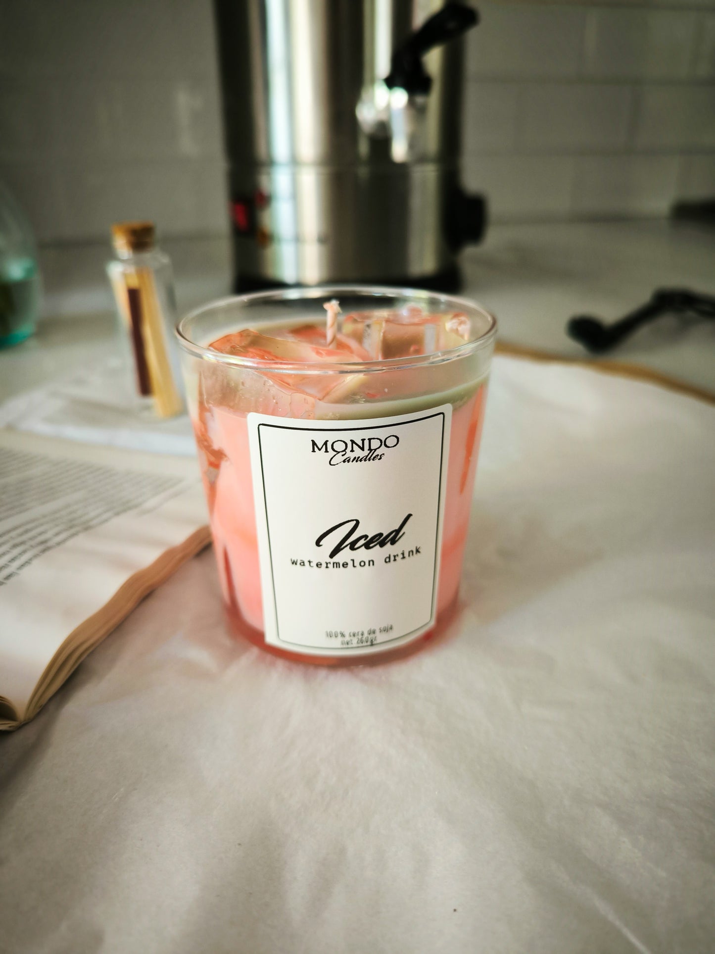 "ICED WATERMELON DRINK" - Vela aromática y artesana