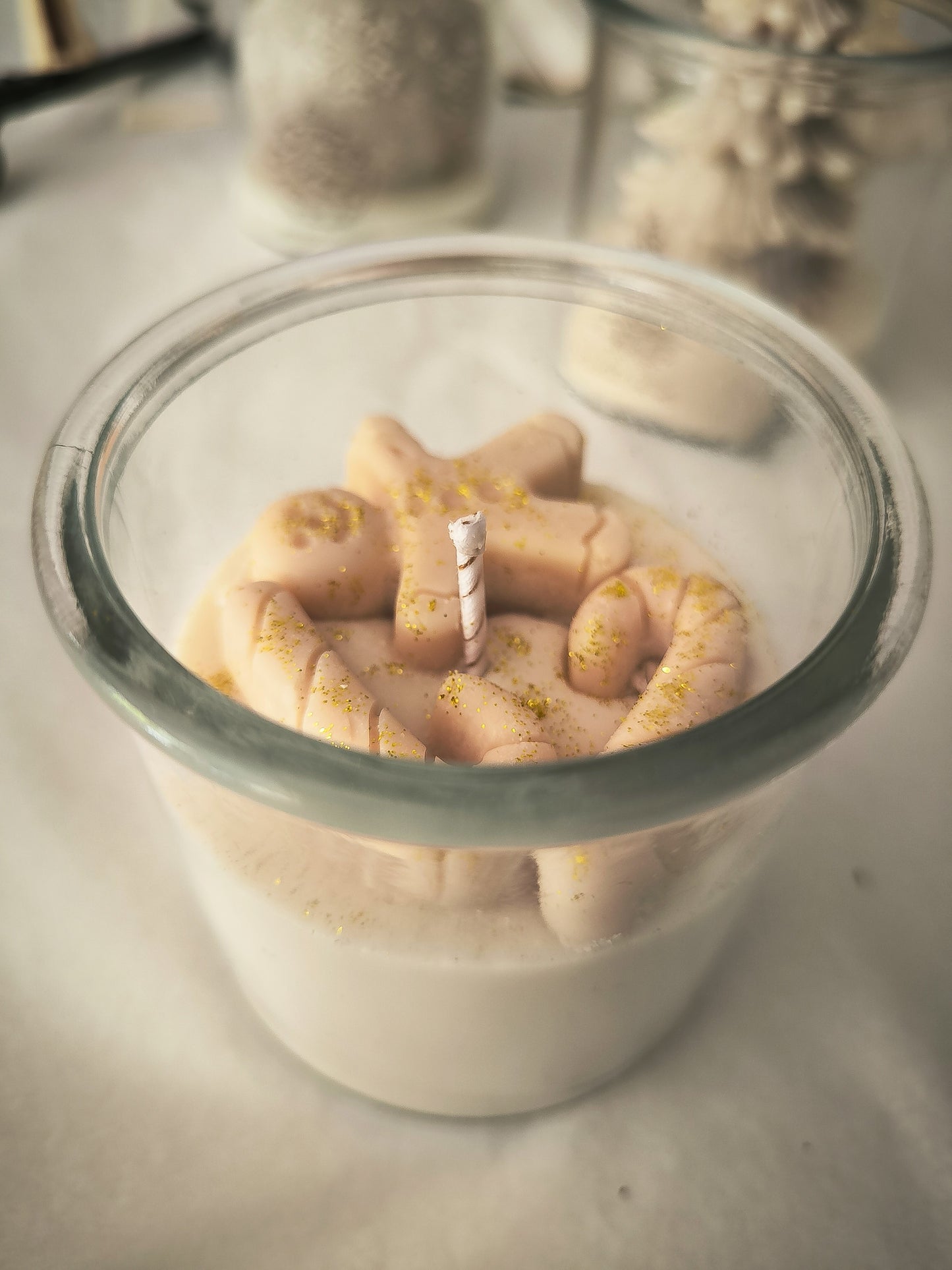 VELA EN VIDRIO - NAVIDAD 🎄