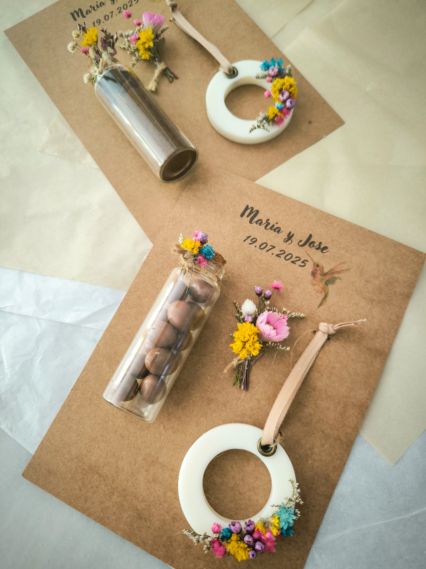 POSTAL SET FLORAL "AROMA & SABOR"