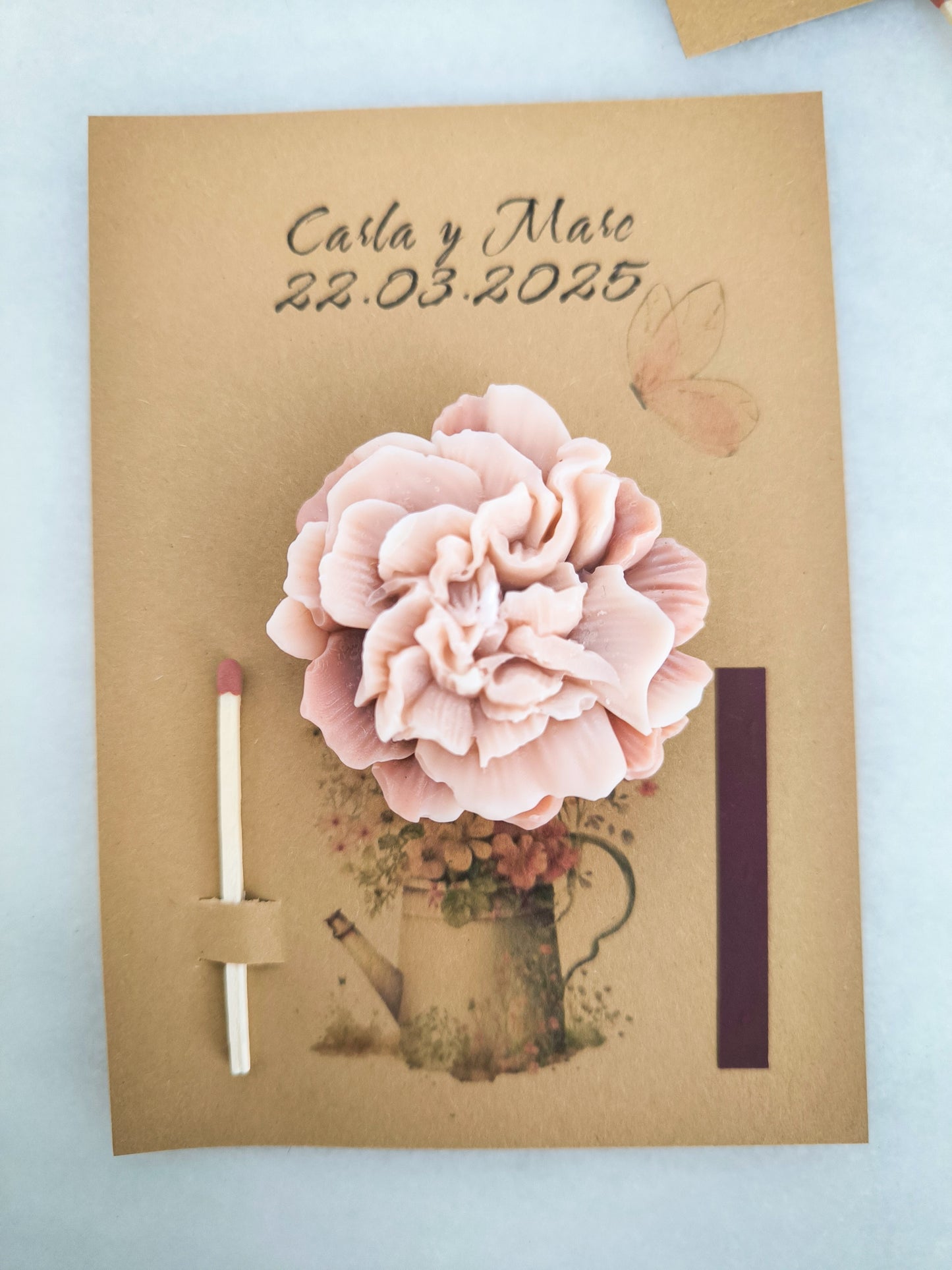 TARJETA VELA "PERSONALIZADA"