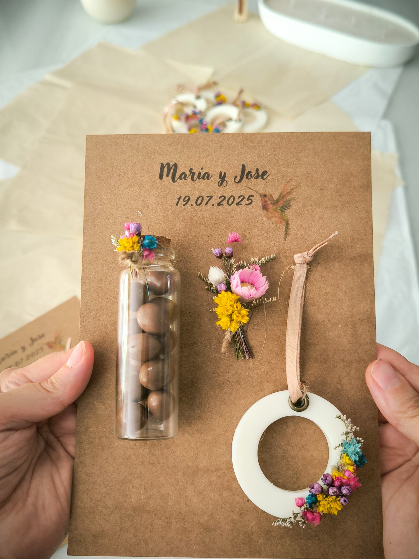 POSTAL SET FLORAL "AROMA & SABOR"