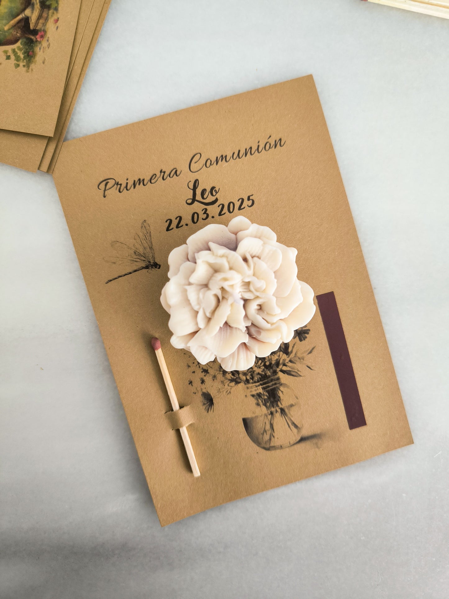 TARJETA VELA "PERSONALIZADA"