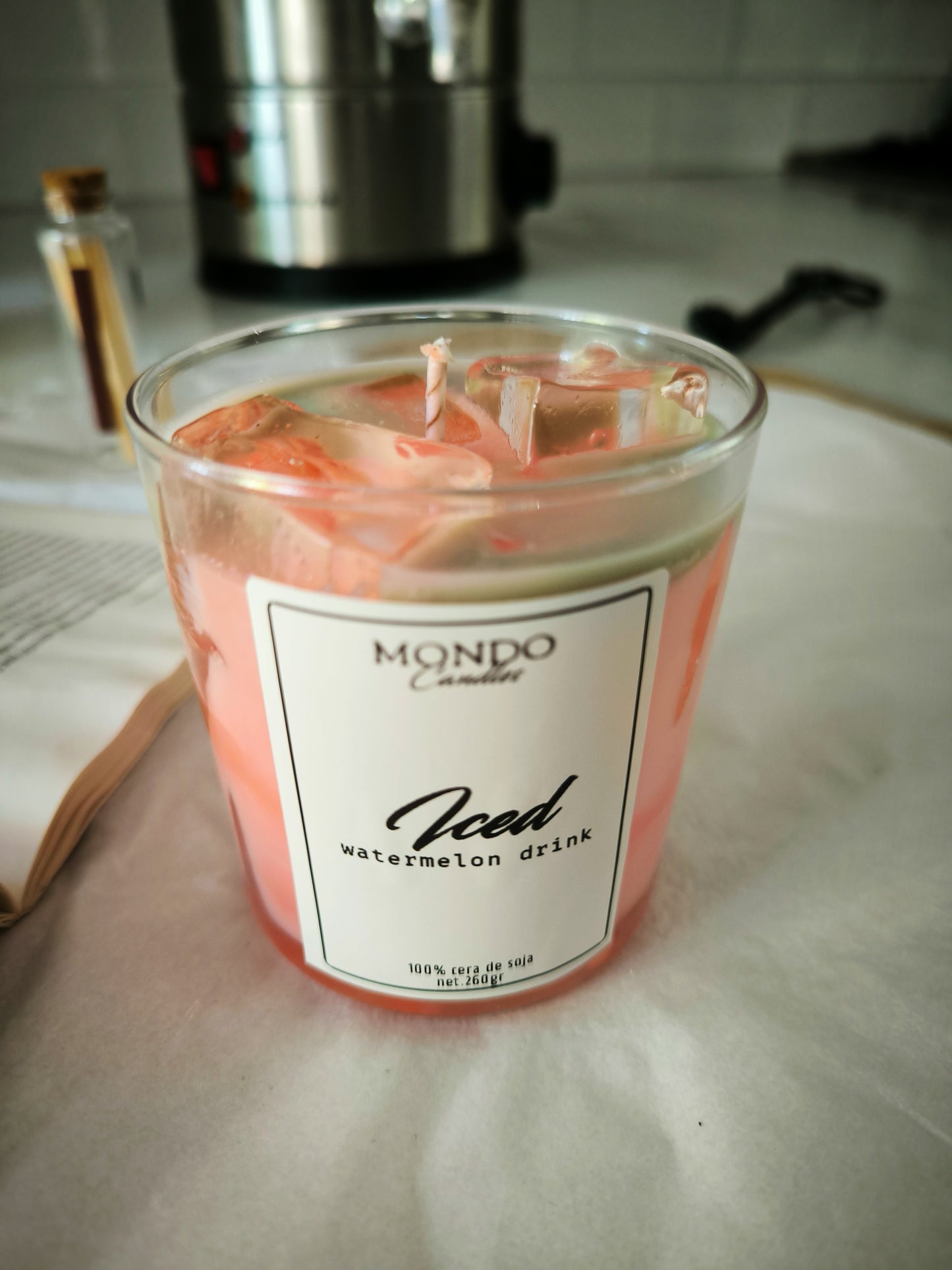 "ICED WATERMELON DRINK" - Vela aromática y artesana