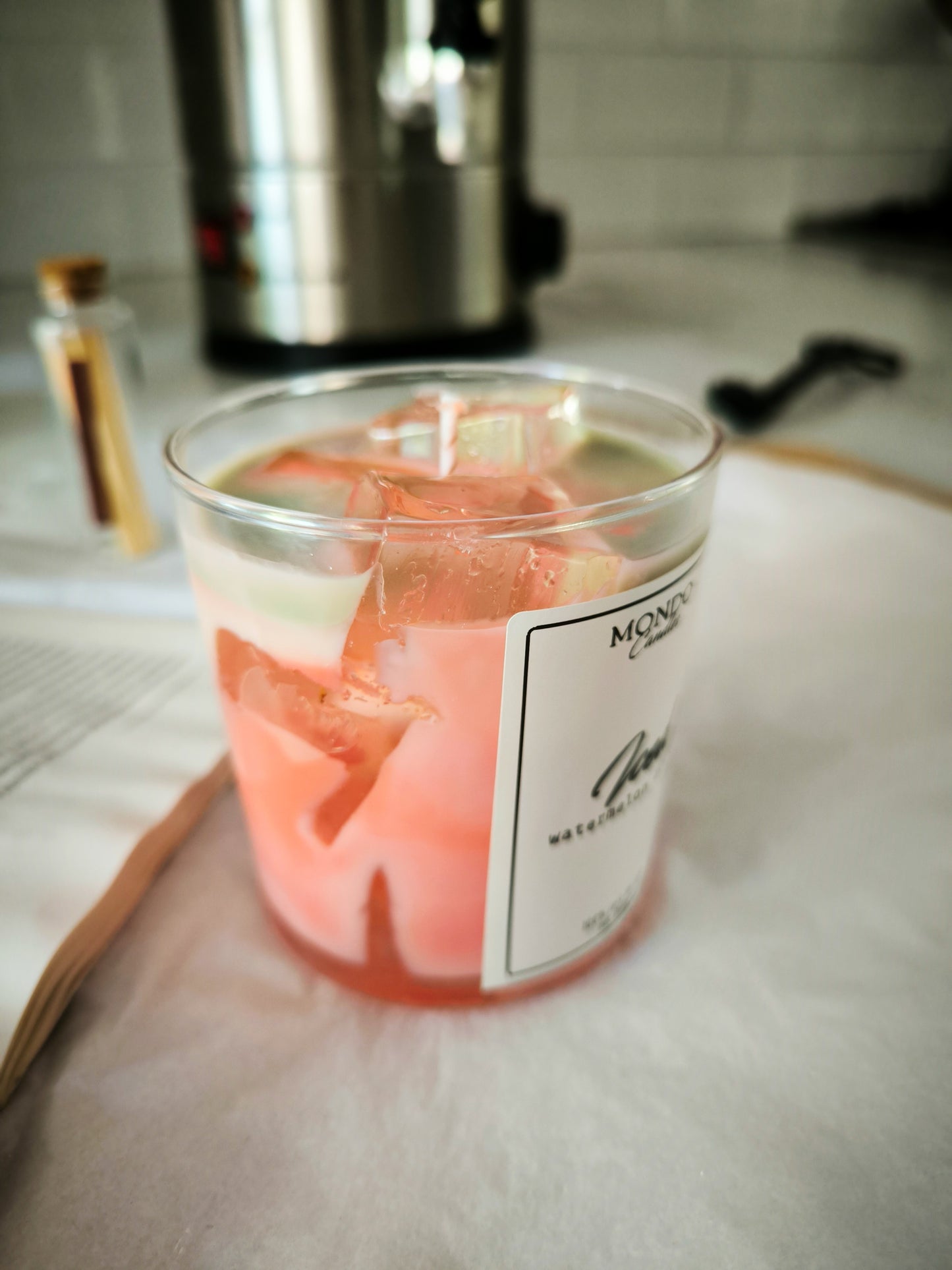 "ICED WATERMELON DRINK" - Vela aromática y artesana