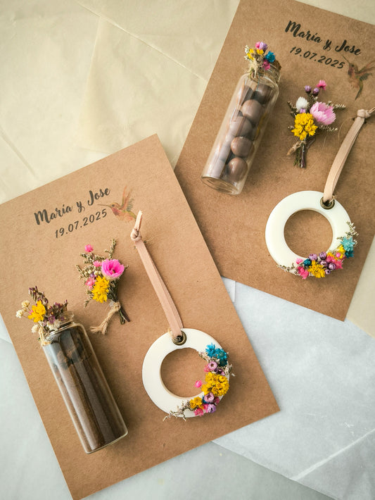 POSTAL SET FLORAL "AROMA & SABOR"