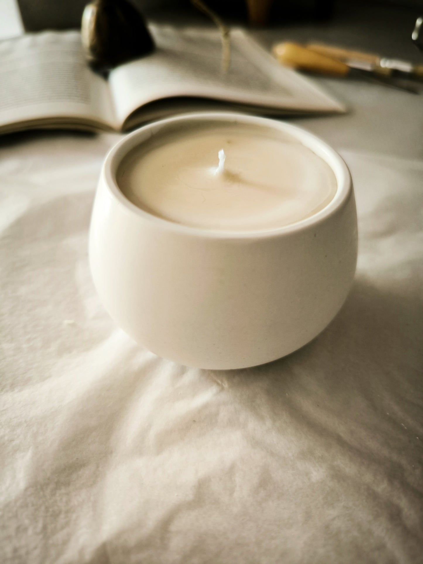 TRÍO DE VELAS ALBA - aromáticas y artesanas