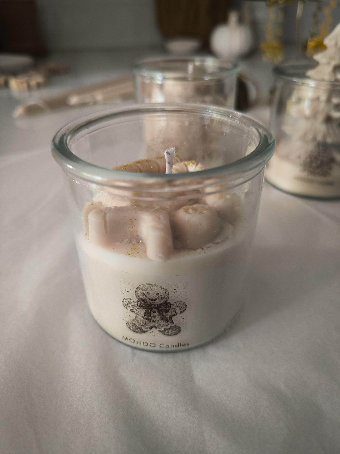 VELA EN VIDRIO - NAVIDAD 🎄