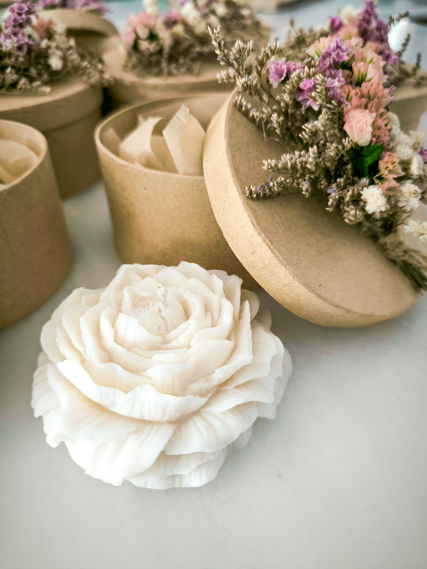 CAJA VELA PEONÍA AROMÁTICA