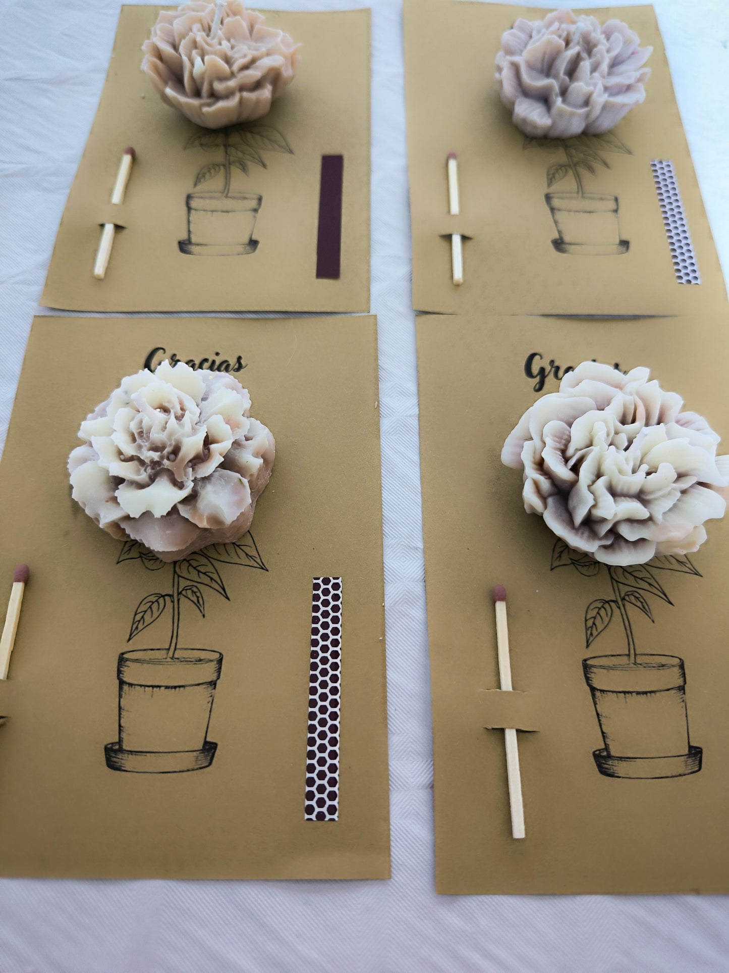 TARJETA VELA "GRACIAS"